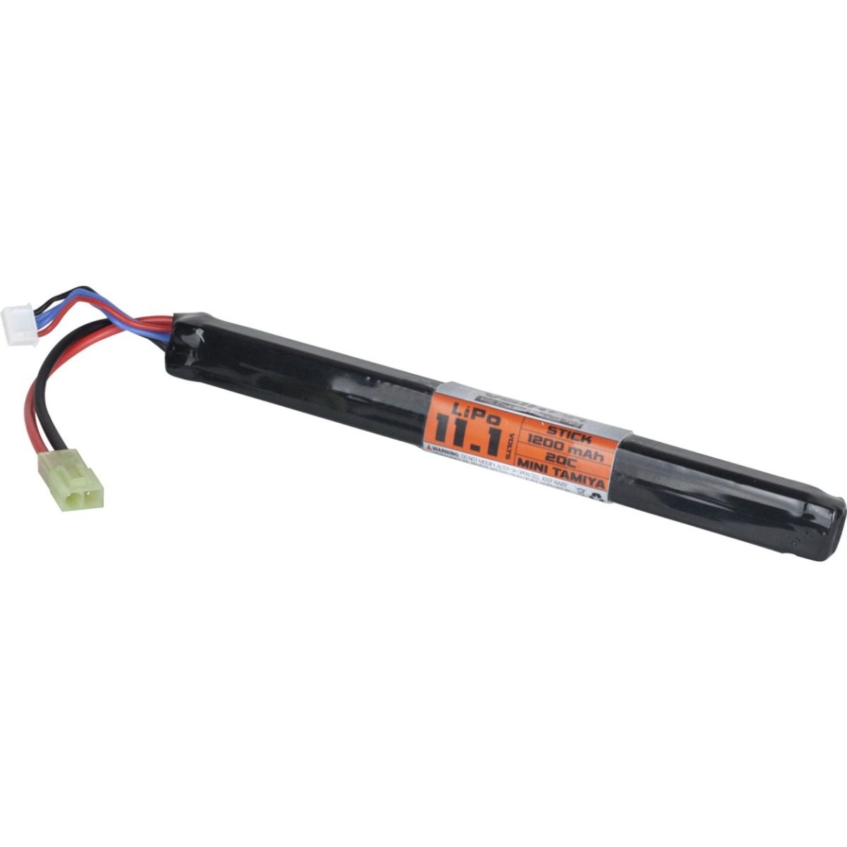Valken Battery LiPo 11.1v 1200mAh 30c Long Stick