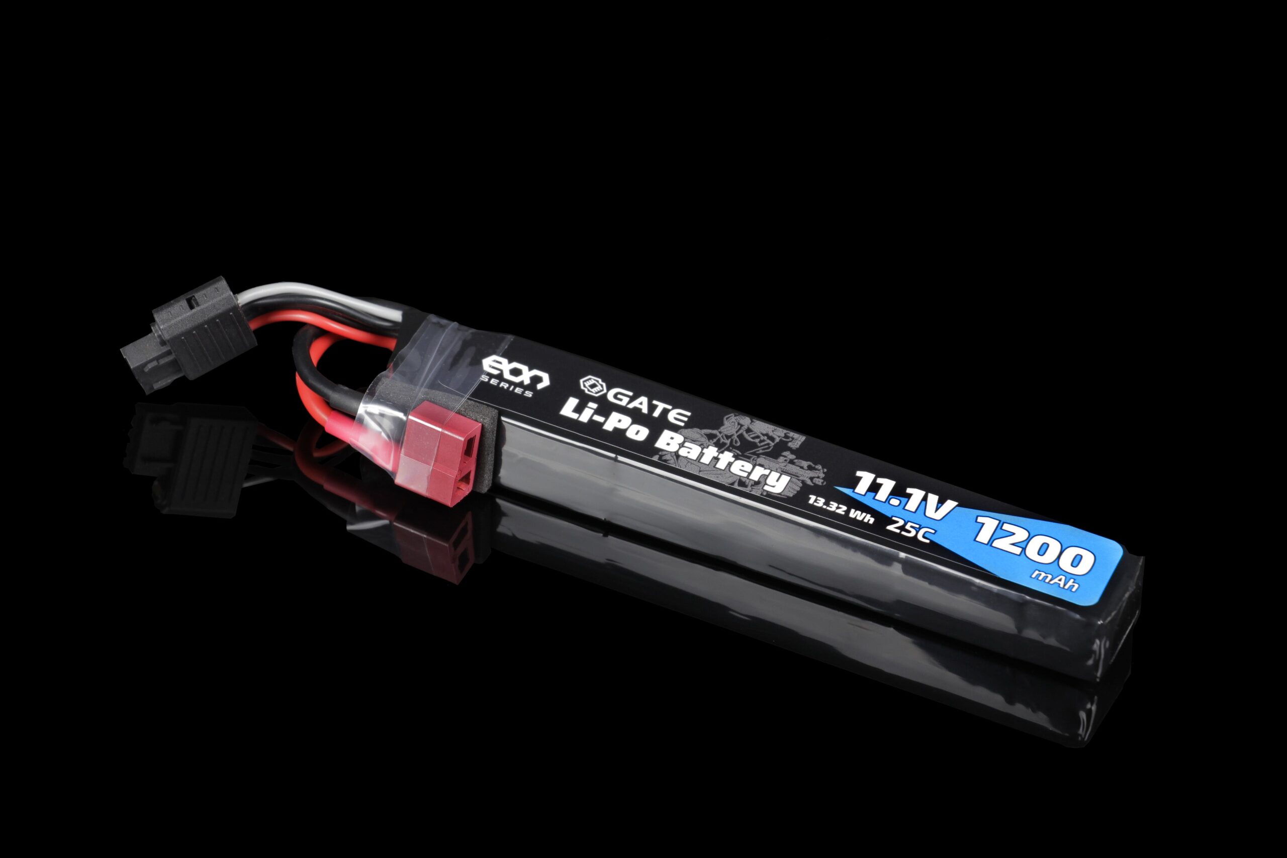 GATE EON LiPo-accu 11,1V 1200 mAh 25C T-Plug + G-TECH