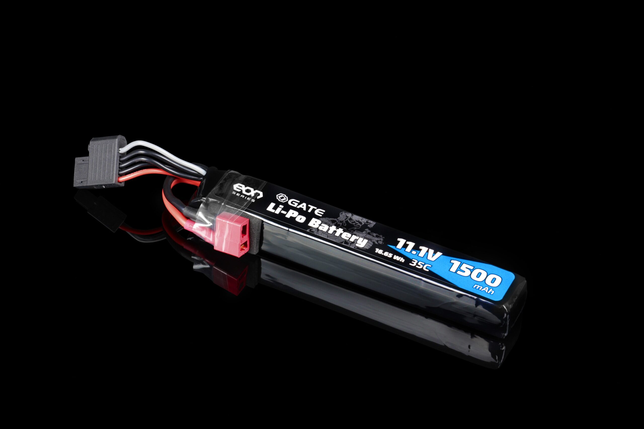 GATE EON LiPo-accu 11,1V 1500 mAh 35C T-Plug + G-TECH